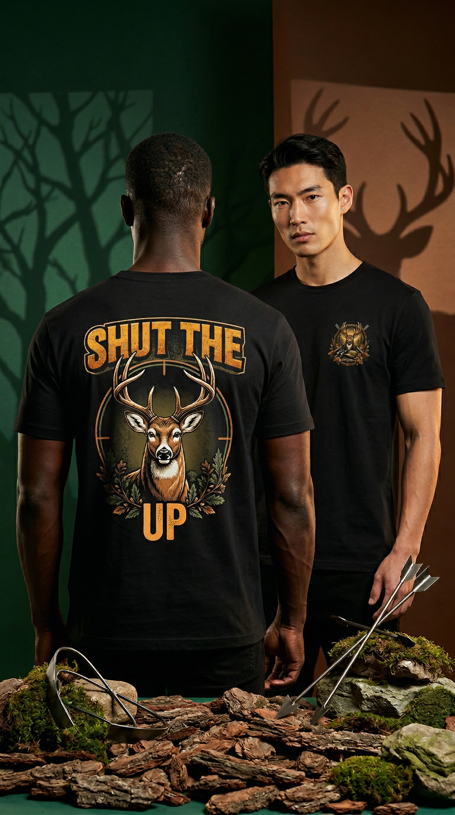 Shut The Up – Whitetail Hunter T-Shirt