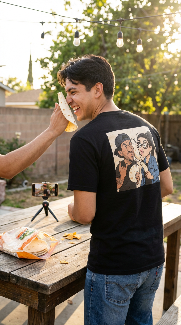 Tortilla Slap Challenge – Ghetto Outlaw TV tee