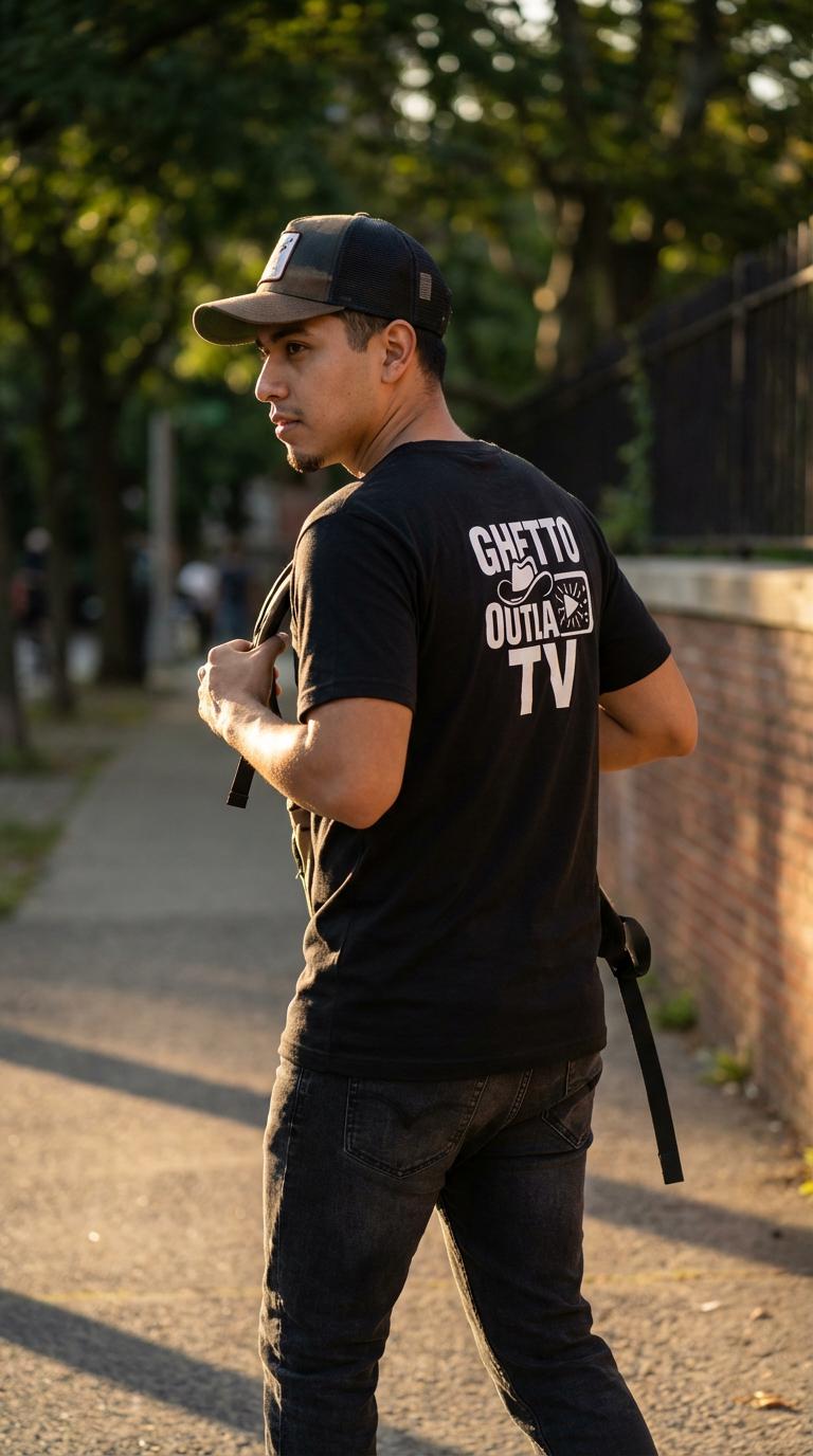 Ghetto Outlaw TV Street T-shirt