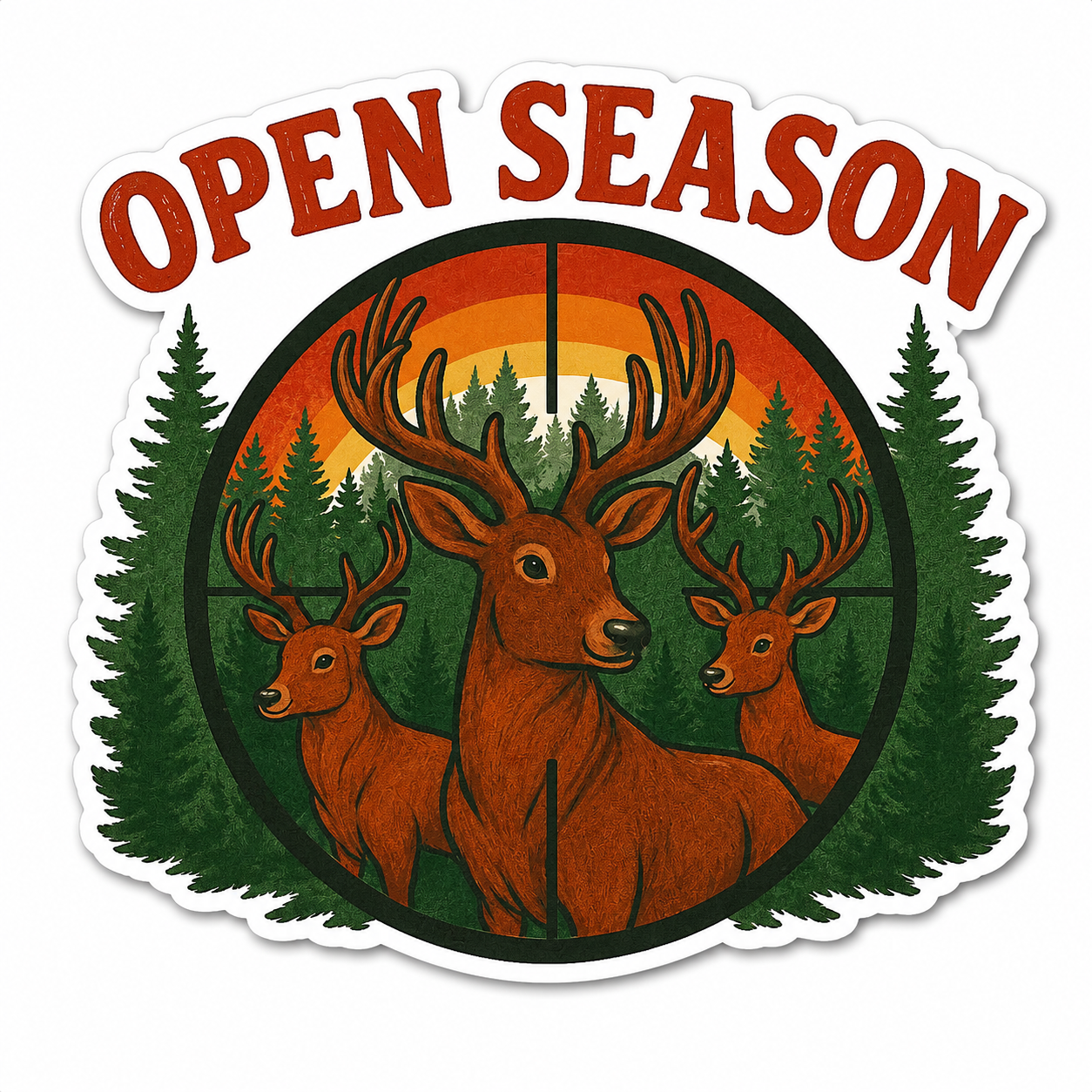 Open Season Sticker
