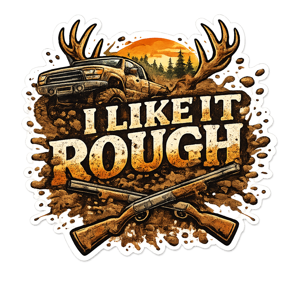 I Like It Rough Sticker