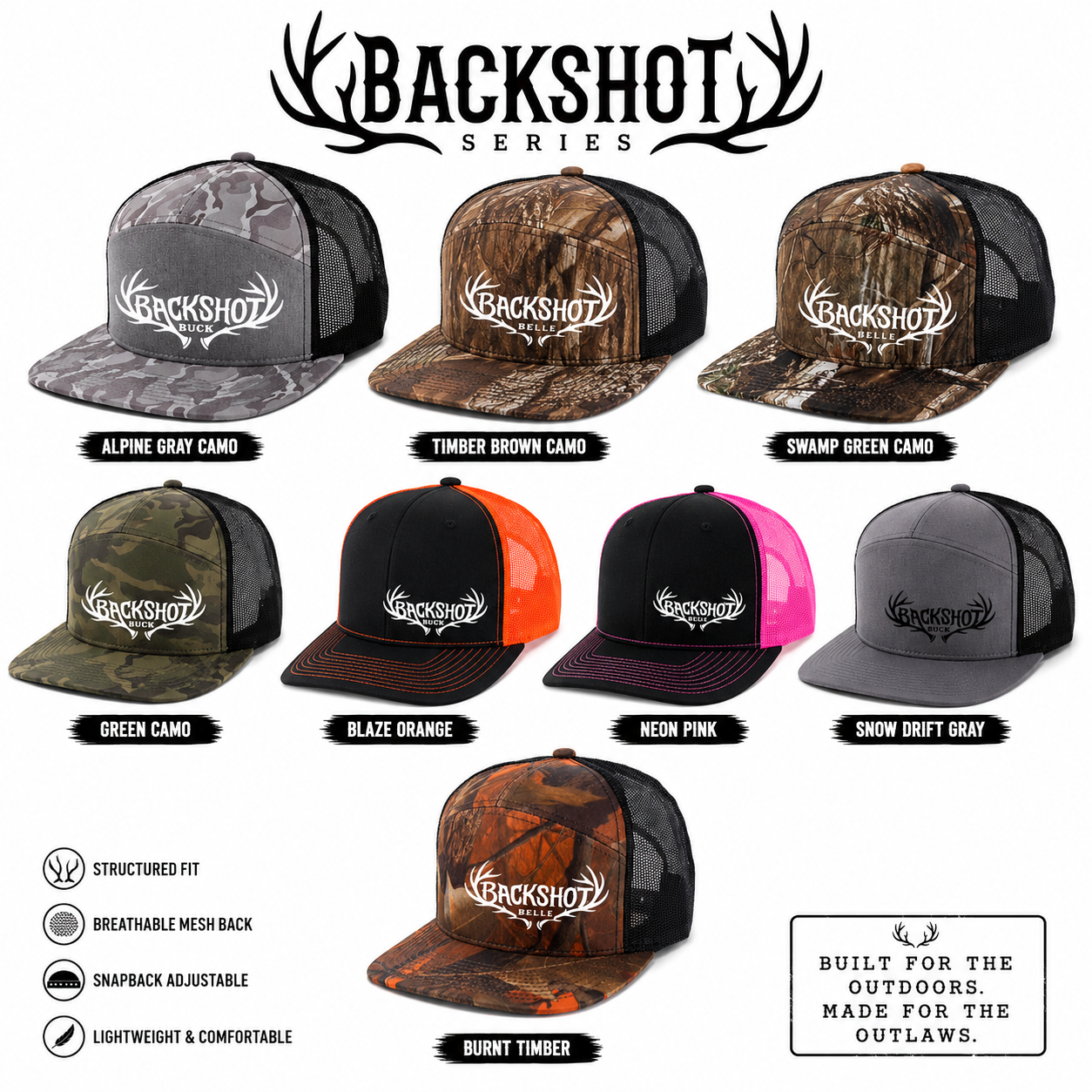 Backshot Series Trucker Hat
